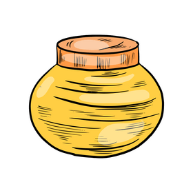 Free Jar for honey clipart