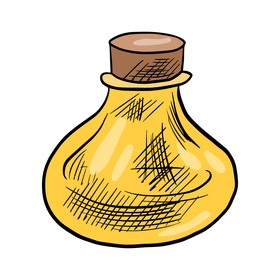 Cosmetic aroma oil clipart