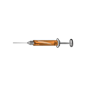 Syringe cartoon clipart