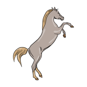 Cute horse clipart