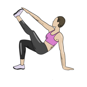 Sports woman clipart