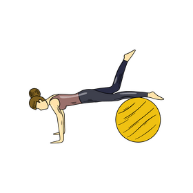 Fitness girl clipart