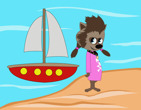 Winnie Hotel Transylvania vector