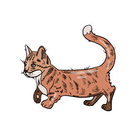 Free munchkin cat clipart