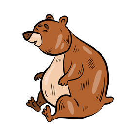 Cartoon bear clipart