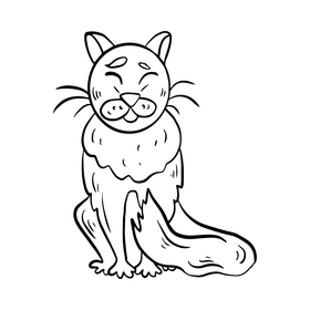 Free wolf black and white clipart