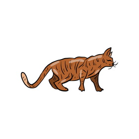 Cartoon cat pet clipart