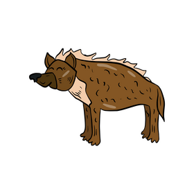 Hyena clipart