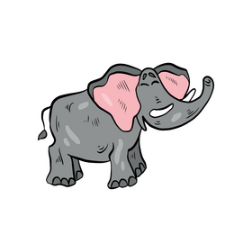 Free elephant cartoon clipart