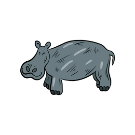 Hippo clipart