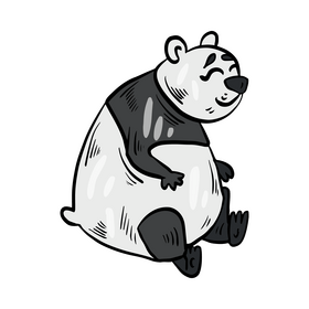Cute bear animal clipart
