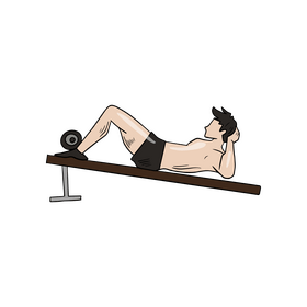 Free man in gym drawing clipart