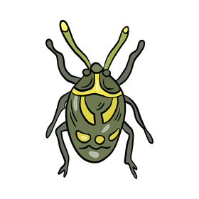 Free green stink bug clipart free download