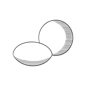 Cartoon medicine pills black and white clipart