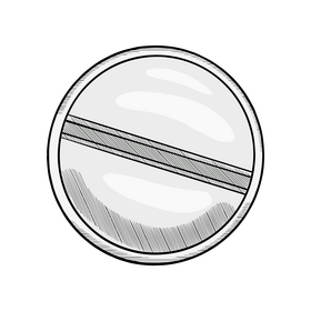 Pill drawing clipart