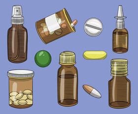 Free medicaments vector