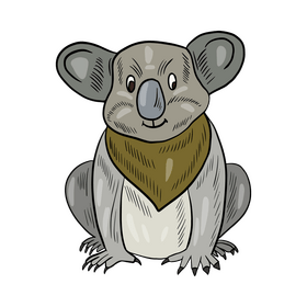 Koala bear clipart