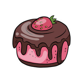 Strawberry cake clipart free download