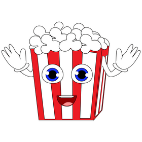 Popcorn clipart