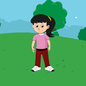 Girl vector