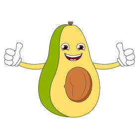 Avocodo cartoon clipart