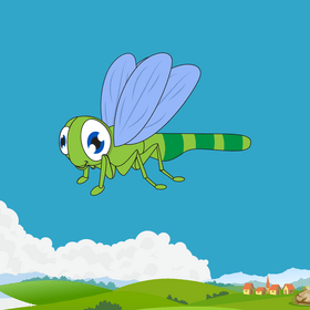 Dragonfly vector