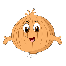 Onion cartoon clipart
