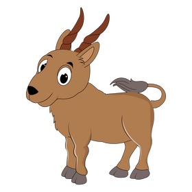 Eland antelope clipart