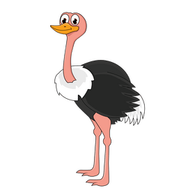 Ostrich clipart