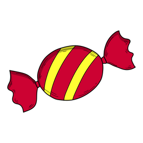 Candy drawing clipart