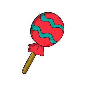 Candy lollipop drawing clipart
