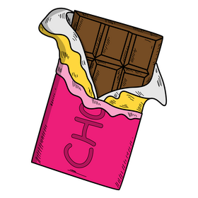 Chocolate bar drawing clipart