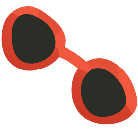 Jamaican sunglasses clipart