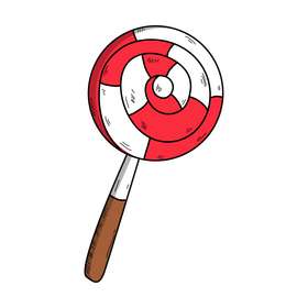 Pastel lollipop clipart