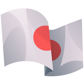 Japan flag clipart