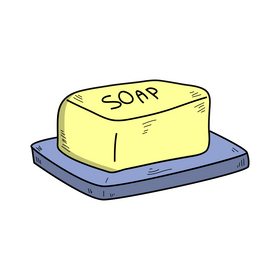 Soap drawing clipart