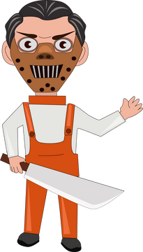 Dr Hannibal Lecter mask clipart