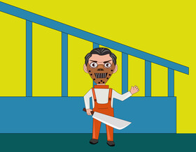 Dr Hannibal Lecter mask vector