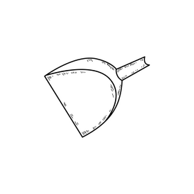 Dustpan drawing black and white clipart