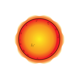 The Sun drawing clipart