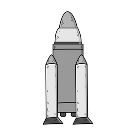 Spacecraft drawing clipart