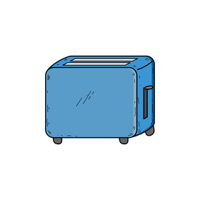 Toaster drawing clipart