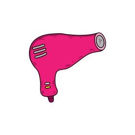 Hair dryer drawing clipart