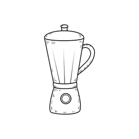 Blender drawing black and white clipart