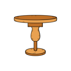 Table drawing clipart