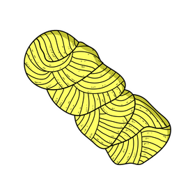 Knitting yarn drawing clipart