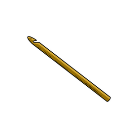 Crochet hook drawing clipart