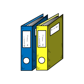 File folders drawing clipart