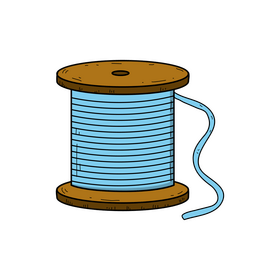 Thread drawing clipart