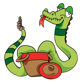 Snake cartoon clip art